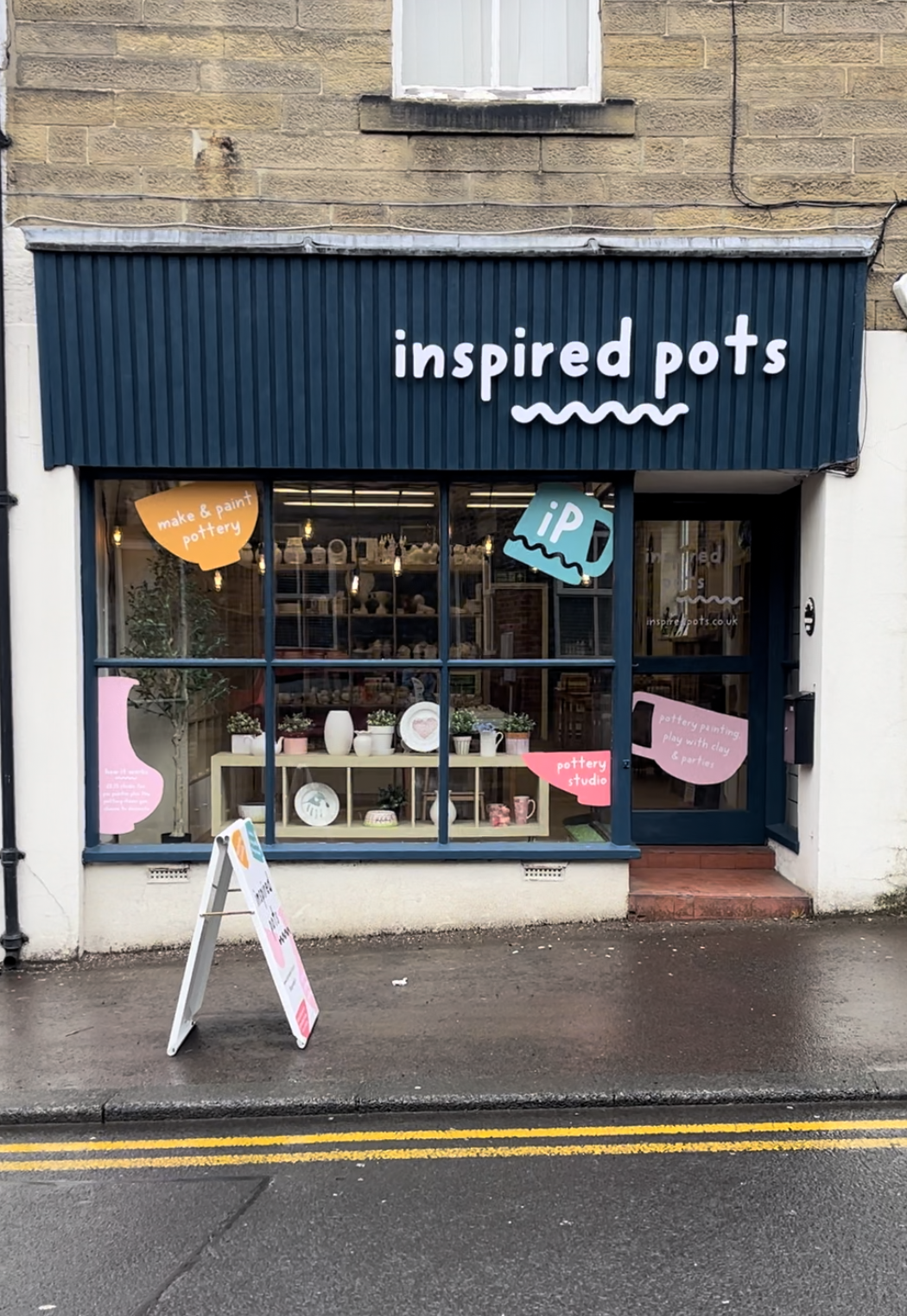 Exterior of Inspired Pots Hexham