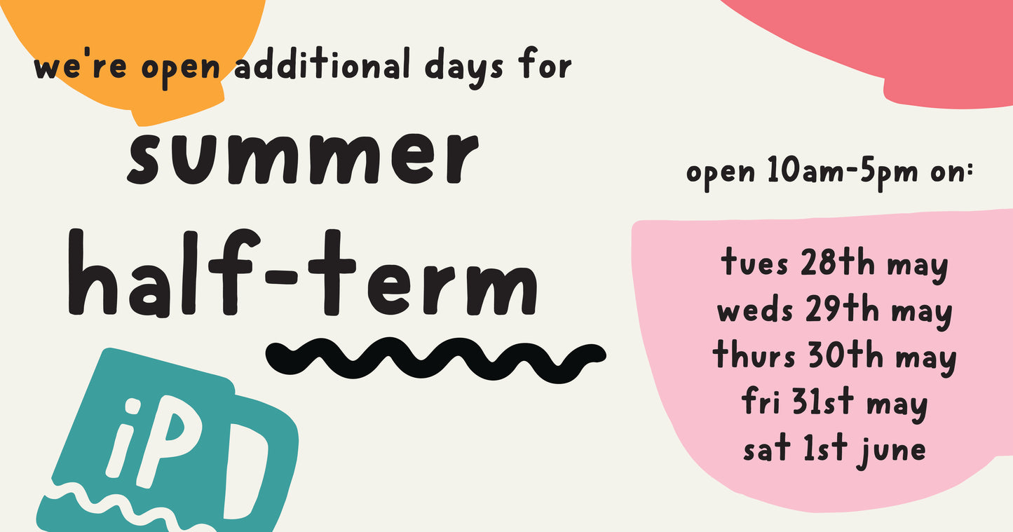 May Half-Term 2024 Table Booking